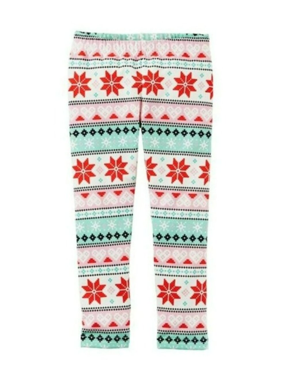 Baby Girls Fair Isle Print Cozy Lined Leggings Size 3M LH2008